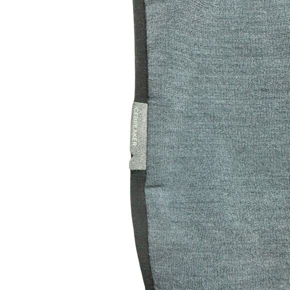 Icebreaker | Men | Merino Wool Color Block Stripe Crew Neck Sweater | Size Small - Picture 10 of 10